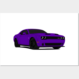 HELLCAT PURPLE Posters and Art